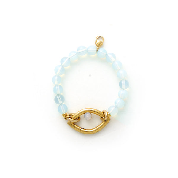 Eye Opener Opalite Bracelet- 18kt gold plated