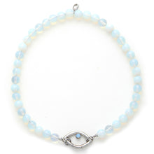Load image into Gallery viewer, Eye Opener Opalite Necklace-silver
