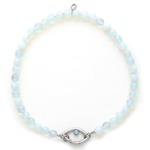 Load image into Gallery viewer, Eye Opener Opalite Necklace-silver