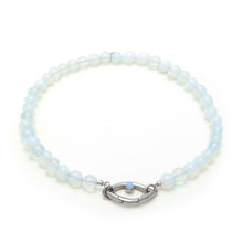 Load image into Gallery viewer, Eye Opener Opalite Necklace-silver