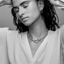 Load image into Gallery viewer, Eye Opener Chain Necklace-silver
