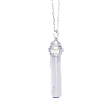 Load image into Gallery viewer, Hex Capsule Pendant - Silver