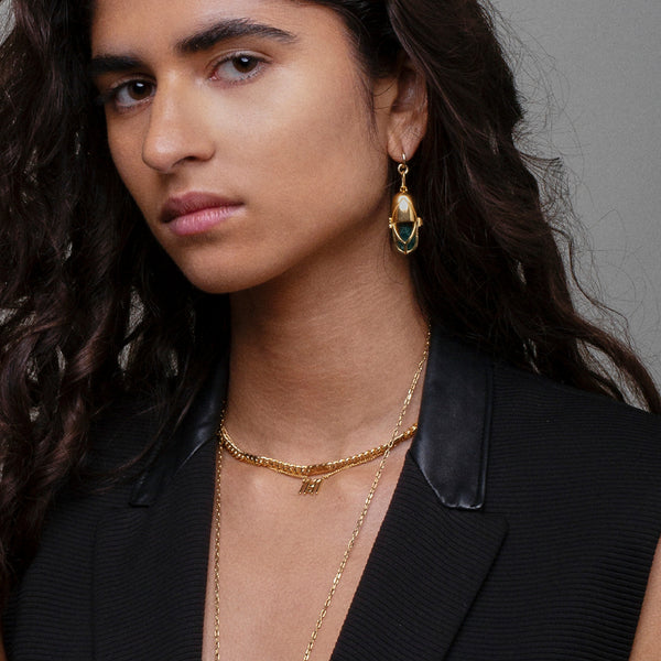 Power Chain Necklace - 18kt Gold-Plated Sterling Silver