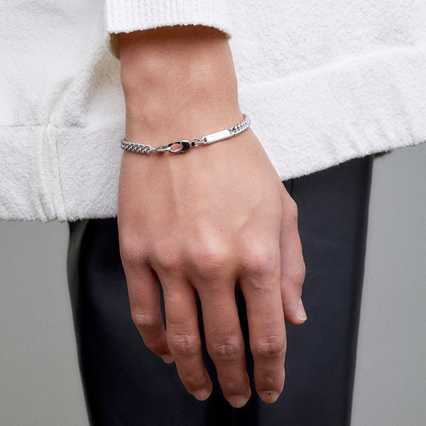 Power Tag Bracelet - Sterling Silver