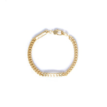 Load image into Gallery viewer, Power Tag Bracelet - 18kt Gold-Plated Sterling Silver