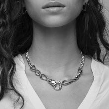 Load image into Gallery viewer, Symbols Serpent Necklace - Silver