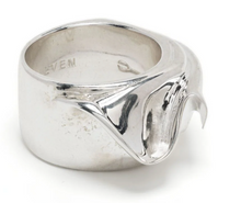 Load image into Gallery viewer, Pharaohs robes ring -sterling silver
