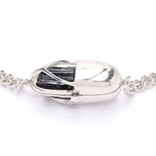 Load image into Gallery viewer, Capsule Crystal Chain Necklace - Sterling Silver

