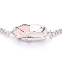 Load image into Gallery viewer, Capsule Crystal Chain Necklace - Sterling Silver
