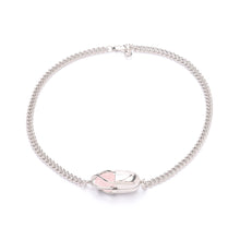 Load image into Gallery viewer, Capsule Crystal Chain Necklace - Sterling Silver
