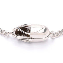 Load image into Gallery viewer, Capsule Crystal Chain Necklace - Sterling Silver
