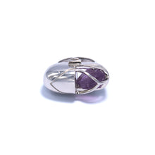 Load image into Gallery viewer, Capsule Crystal Ring - Sterling Silver

