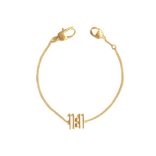 Load image into Gallery viewer, 11:11 Bracelet - 18ct Gold Vermeil - Sterling Silver Base
