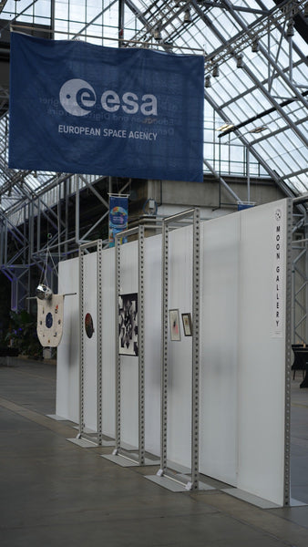 European Space Agency banner at Inspired by Space exhibition, Copenhagen