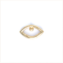Load image into Gallery viewer, Eye Opener Pearl Phone Charm - 18kt Gold-Plated
