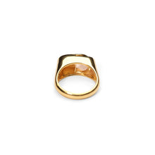 Load image into Gallery viewer, Mini Capsule Crystal Ring - 18kt recycled gold - made to order
