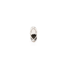 Load image into Gallery viewer, Mini Capsule Crystal Stud Earring - Black Onyx, Sterling Silver
