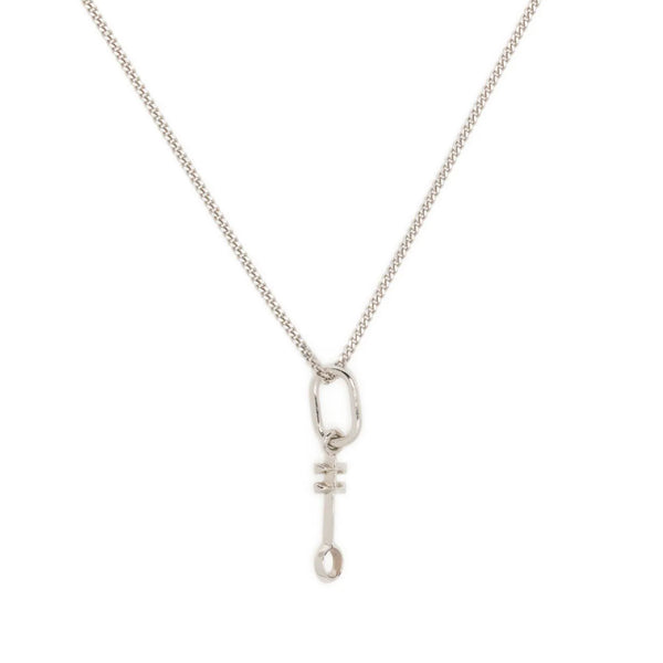 Egyptian Nefer Symbol Necklace - Sterling Silver