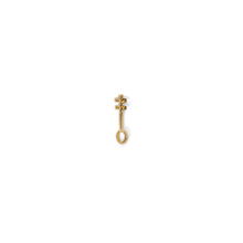 Load image into Gallery viewer, Egyptian Nefer Symbol Stud Earring - 24kt Gold Vermeil
