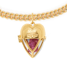 Load image into Gallery viewer, The Lovers Heart Chain Necklace Gold
