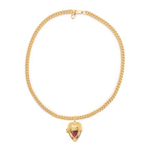 Load image into Gallery viewer, The Lovers Heart Chain Necklace Gold
