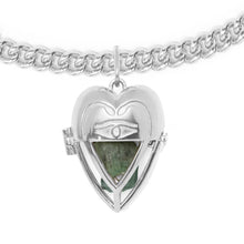 Load image into Gallery viewer, The Lovers Heart Chain Necklace Silver
