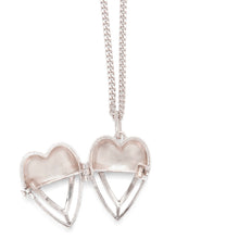 Load image into Gallery viewer, The Lovers Heart Chain Necklace Silver
