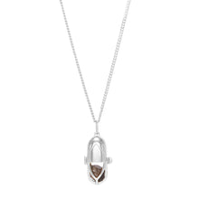 Load image into Gallery viewer, Capsule Crystal Pendant - Sterling Silver
