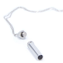 Load image into Gallery viewer, Hex Capsule Pendant - Silver
