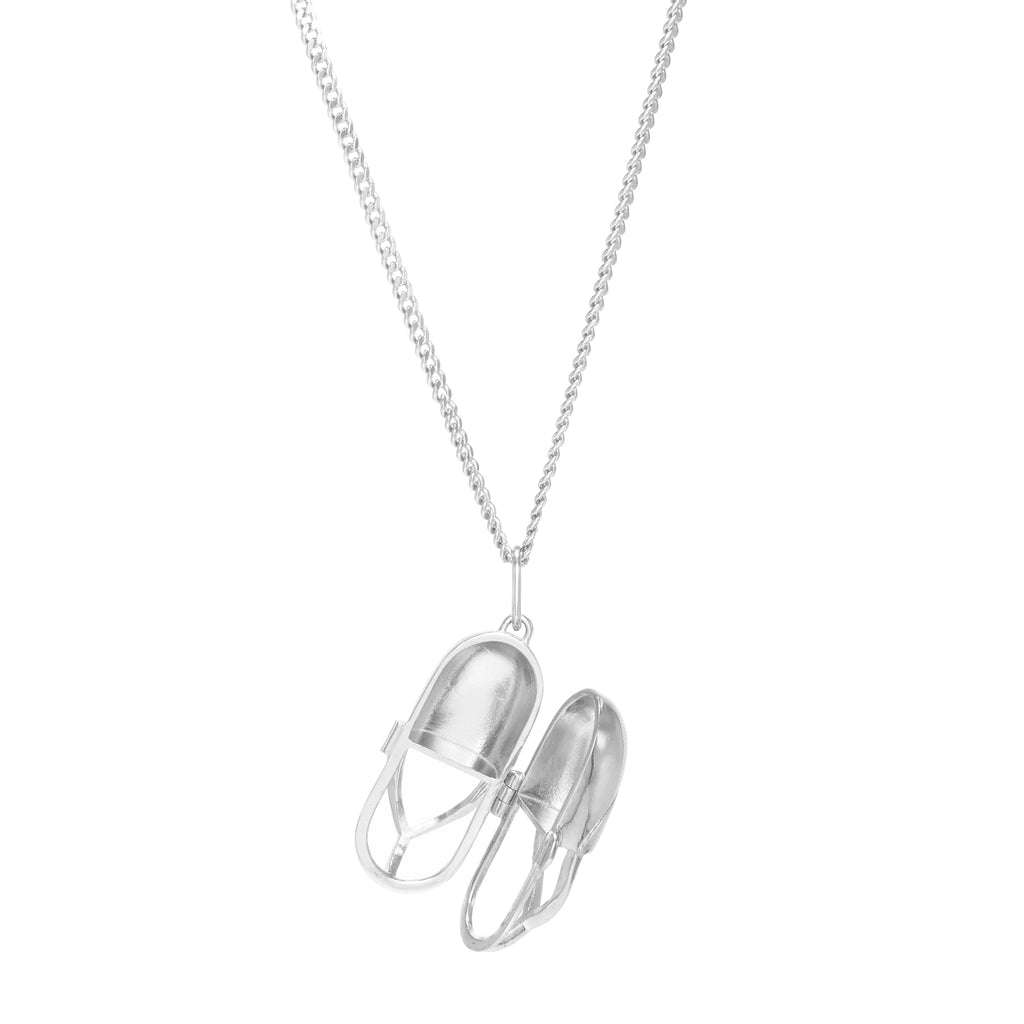 Capsule Pearl Pendant - Sterling Silver
