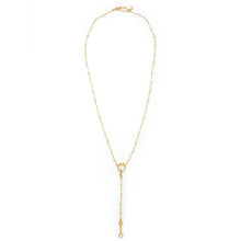 Load image into Gallery viewer, Egyptian Rosary Necklace - 18kt Gold-Plated Sterling Silver
