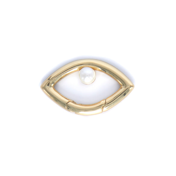 Eye Opener Pearl Clip - 18ct Gold-Plated
