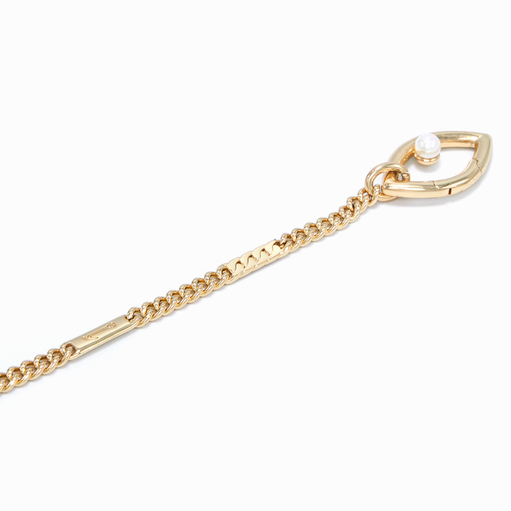 Eye Opener Chain Necklace - 18ct Gold-Plated