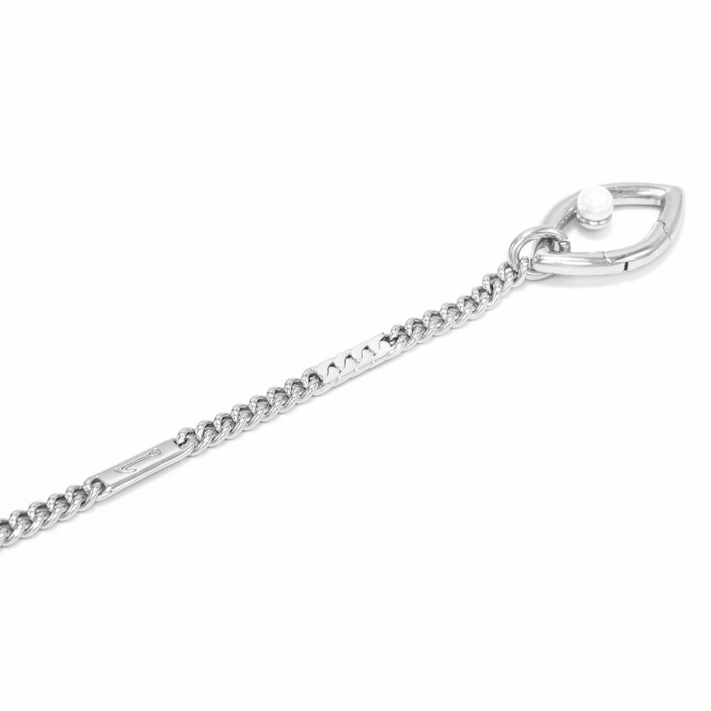 Eye Opener Chain Necklace-silver