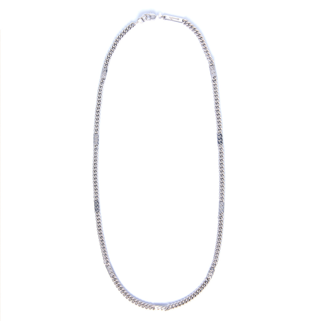Power Chain Necklace Long - Sterling Silver