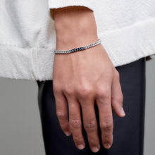 Load image into Gallery viewer, Power Tag Bracelet - Sterling Silver
