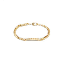 Load image into Gallery viewer, Power Tag Bracelet - 18kt Gold-Plated Sterling Silver
